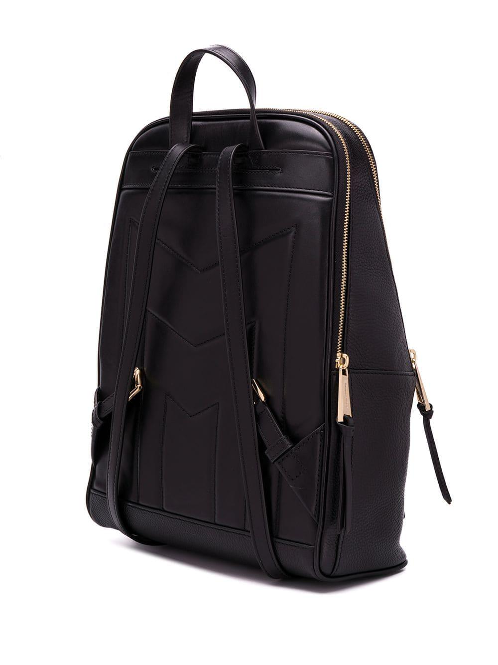 MICHAEL Michael Kors Leather Toby Backpack in Black - Lyst