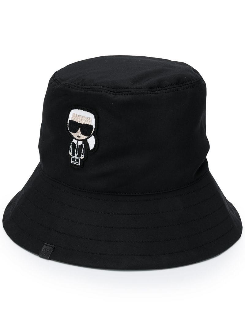 karl lagerfeld bucket hat