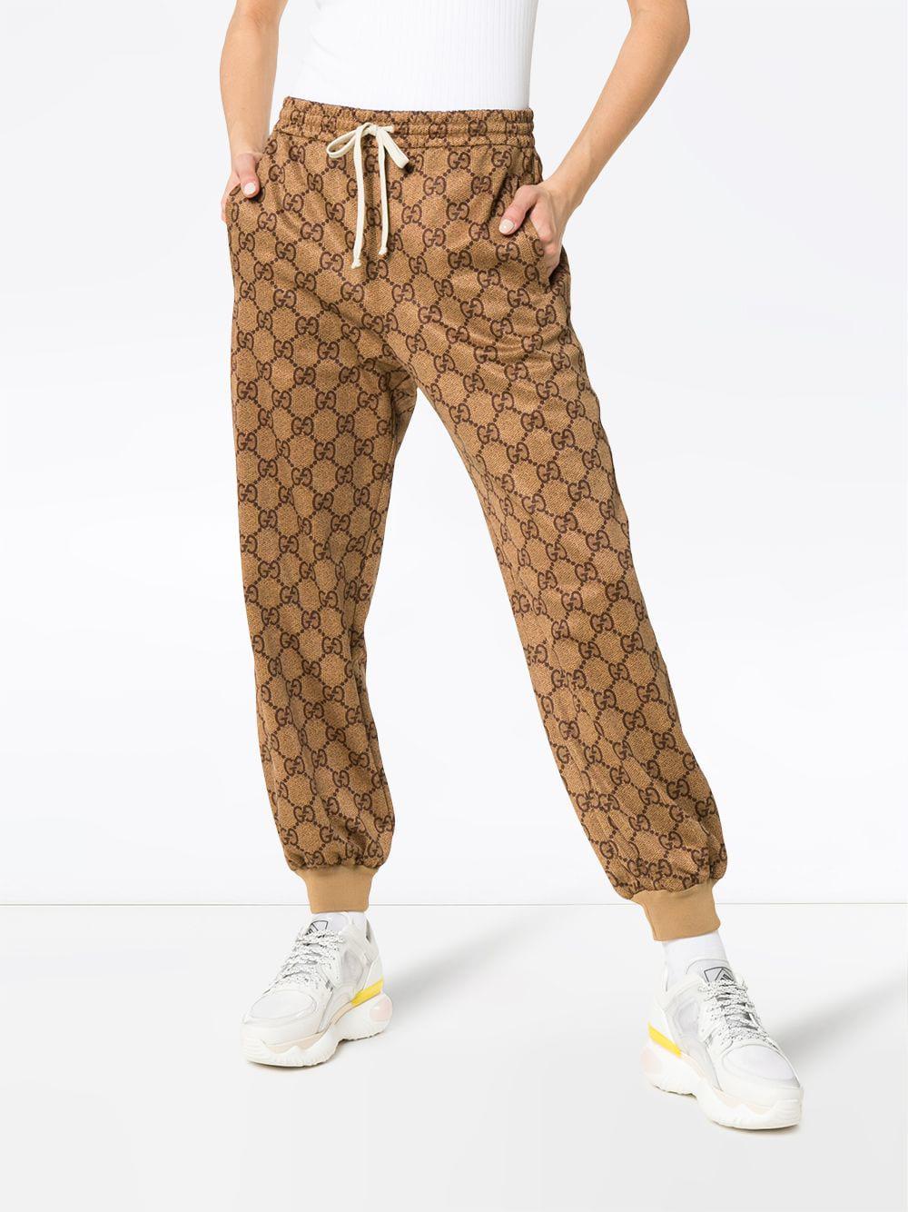 Gg Tech Jersey Flared Pants