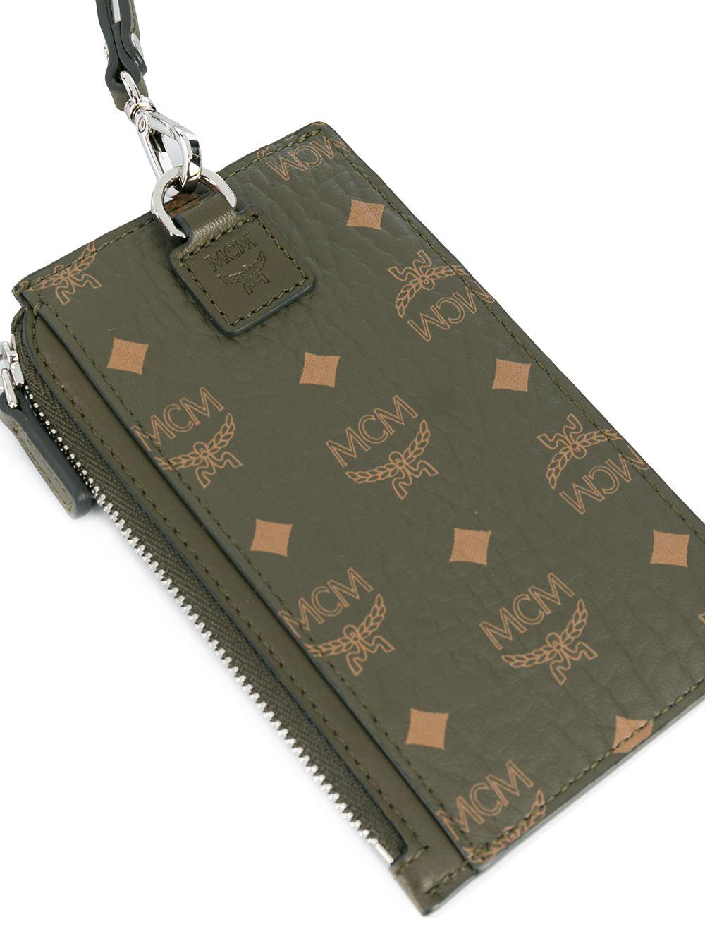 Mens Wallets and cardholders MCM Wallets and cardholders MCM Visetos Logo Card Wallet in Natural for Men 