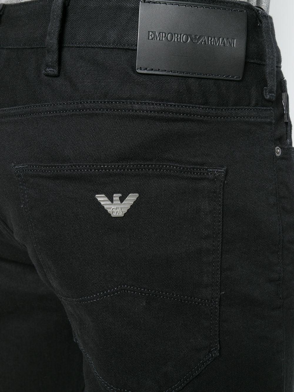 Armani Black Slim Fit Jeans Outlet, SAVE 56%.