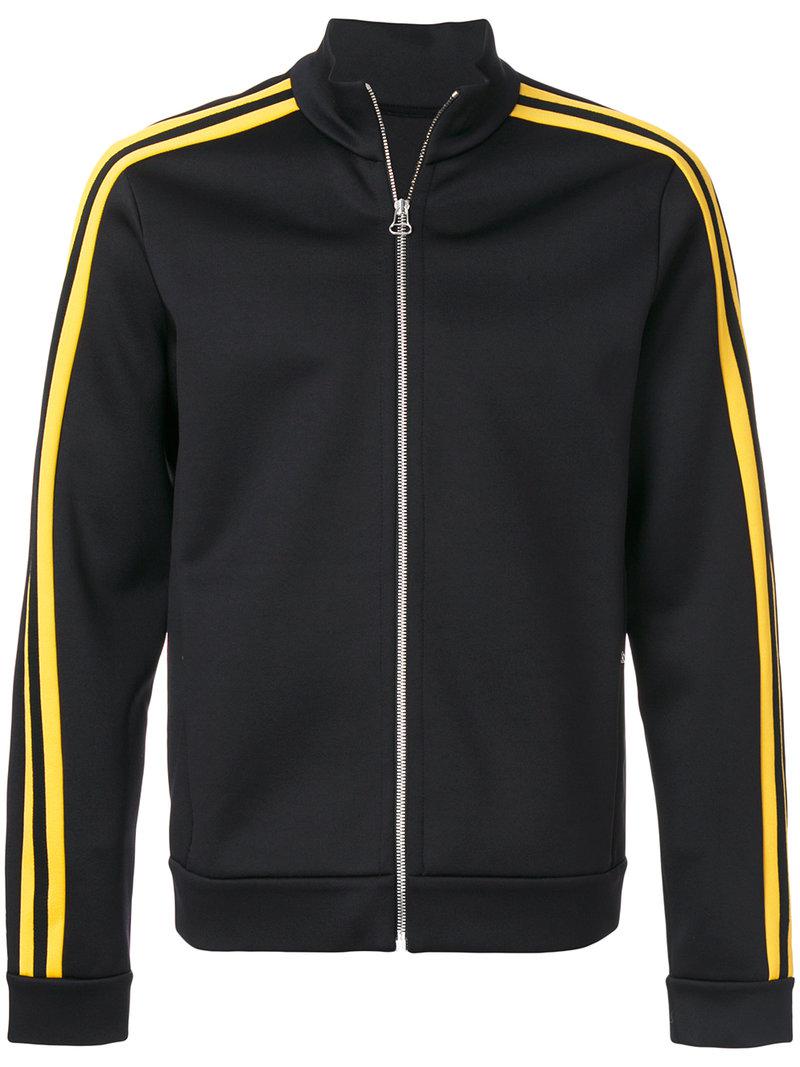 JOSEPH Yellow Stripe Jacket in Black for Men | Lyst