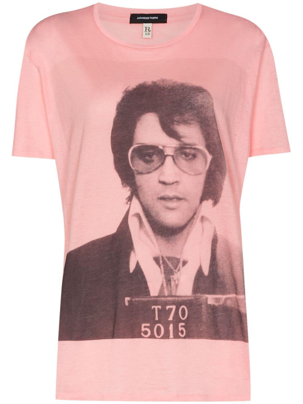 R13 Wool Elvis T70 T-shirt in Pink | Lyst