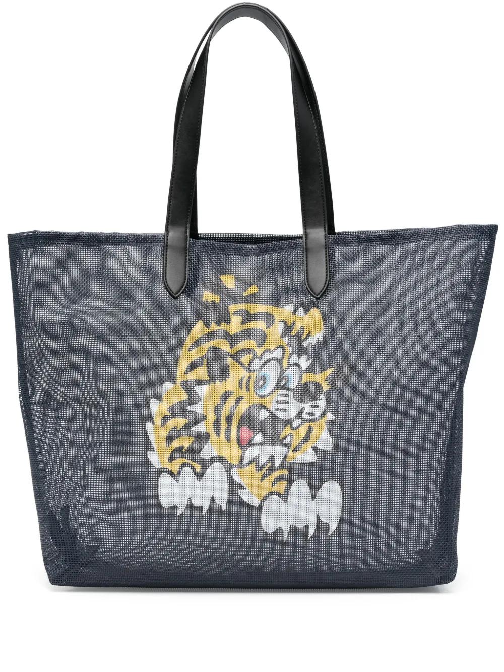 Coggles Kenzo Tiger Tote Bag Telfar Medium Black Handbag Telfar