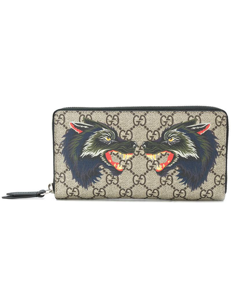 gucci wallet wolf