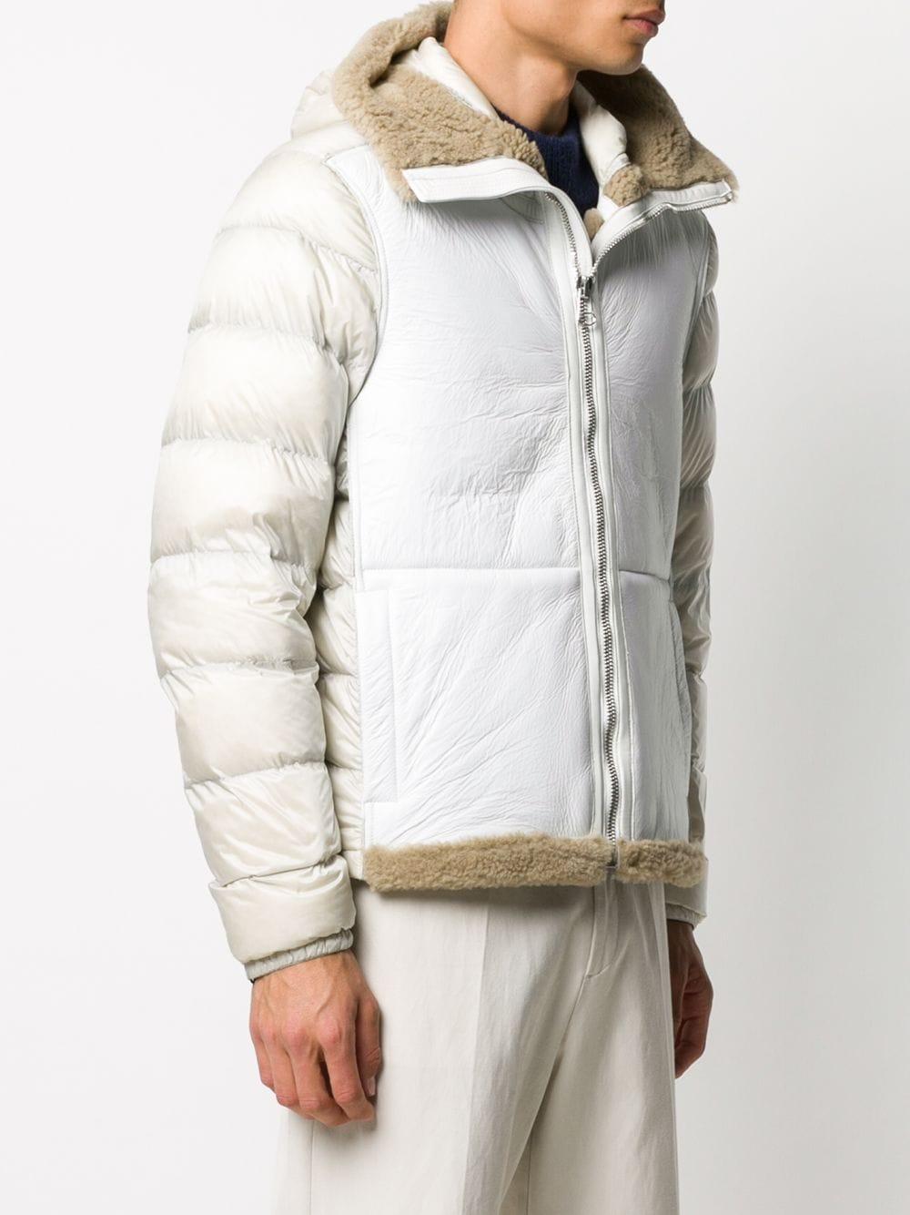 shearling puffer