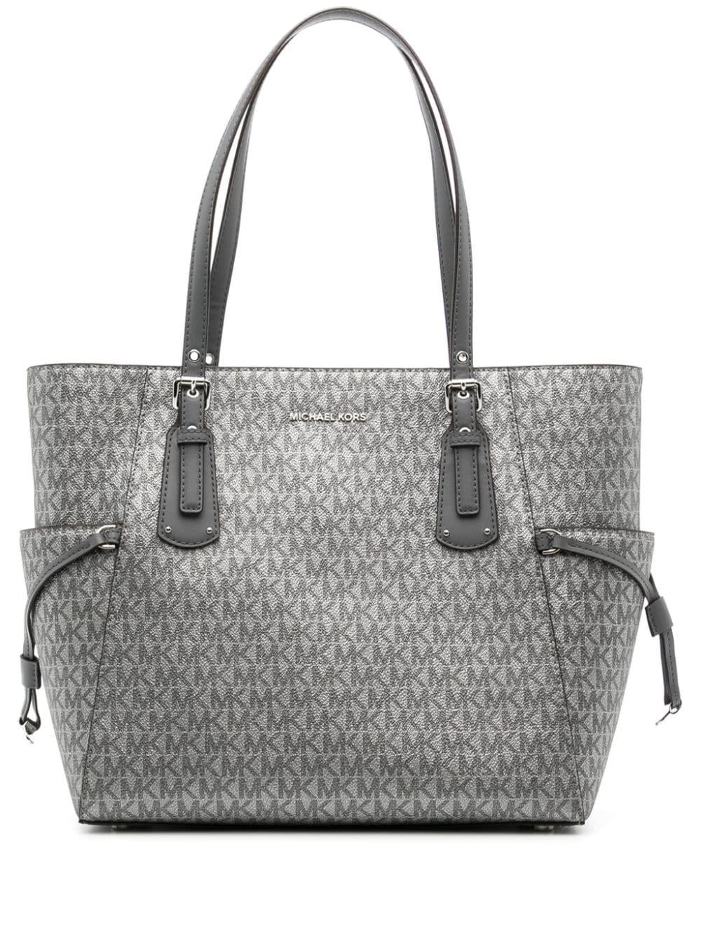 Michael kors voyager east west tote black sale