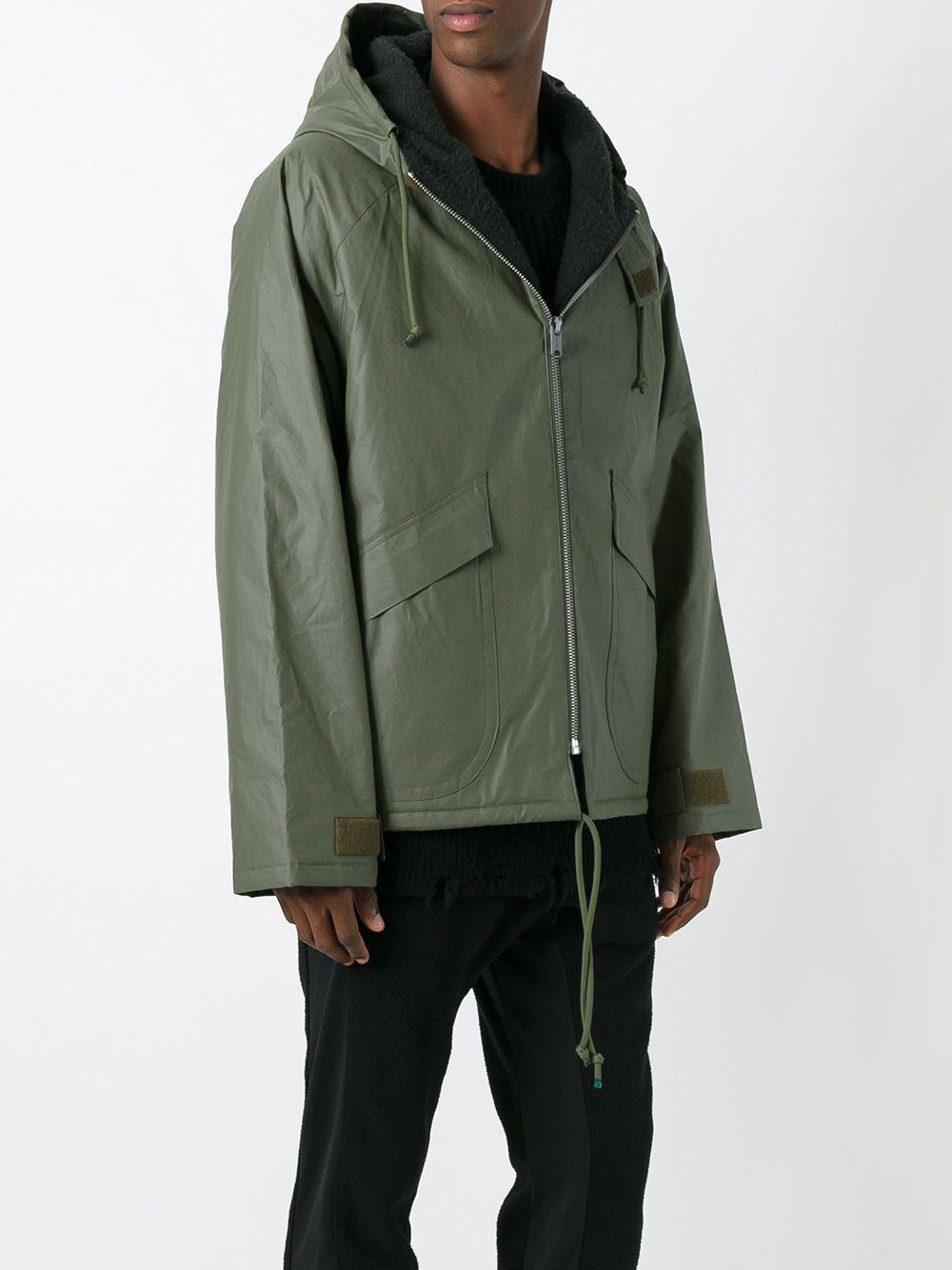 Yeezy Season 3 Waxed Anorak in Green for Men - Lyst