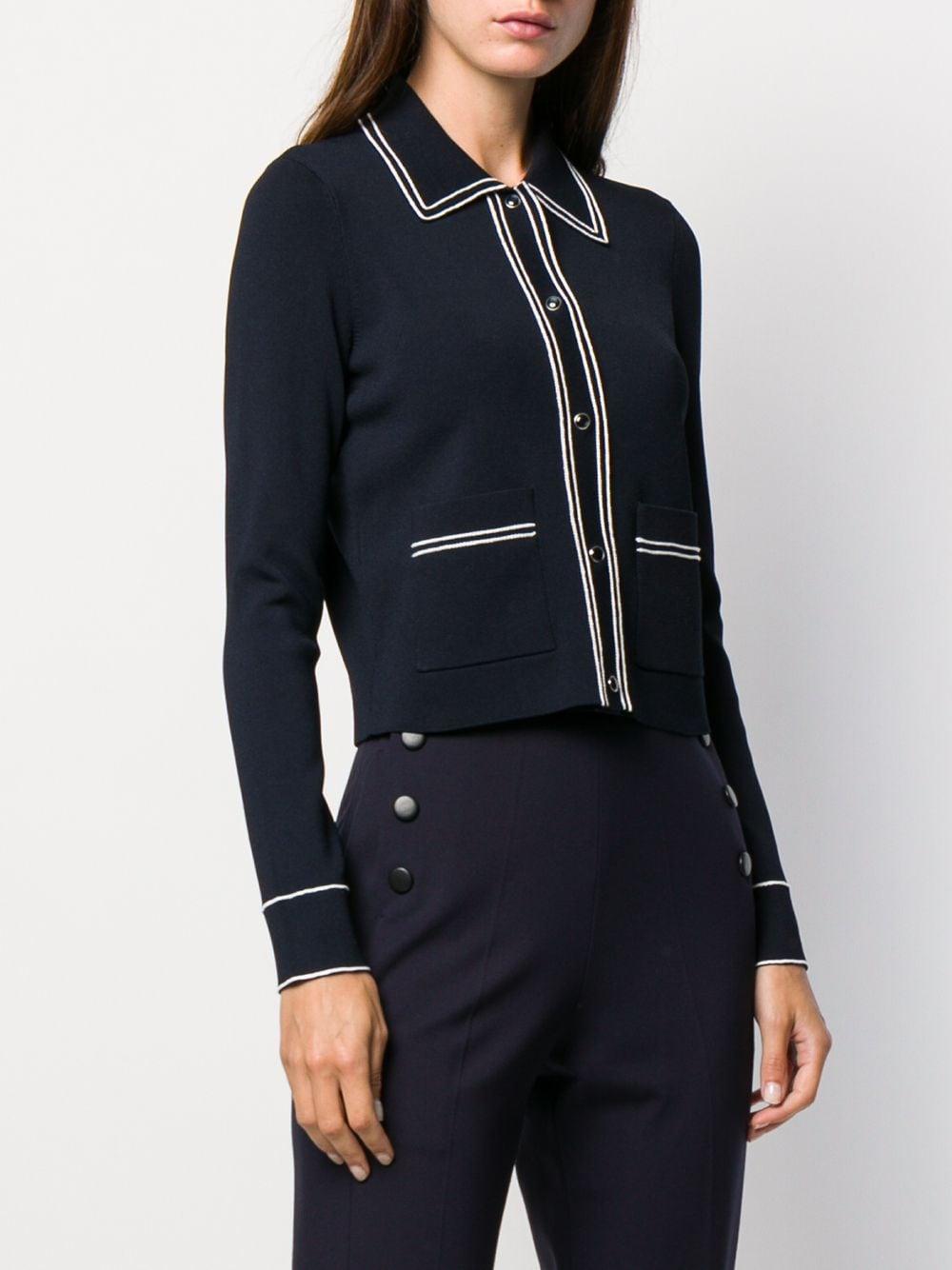 Sandro Synthetic Sailor Cardigan in 