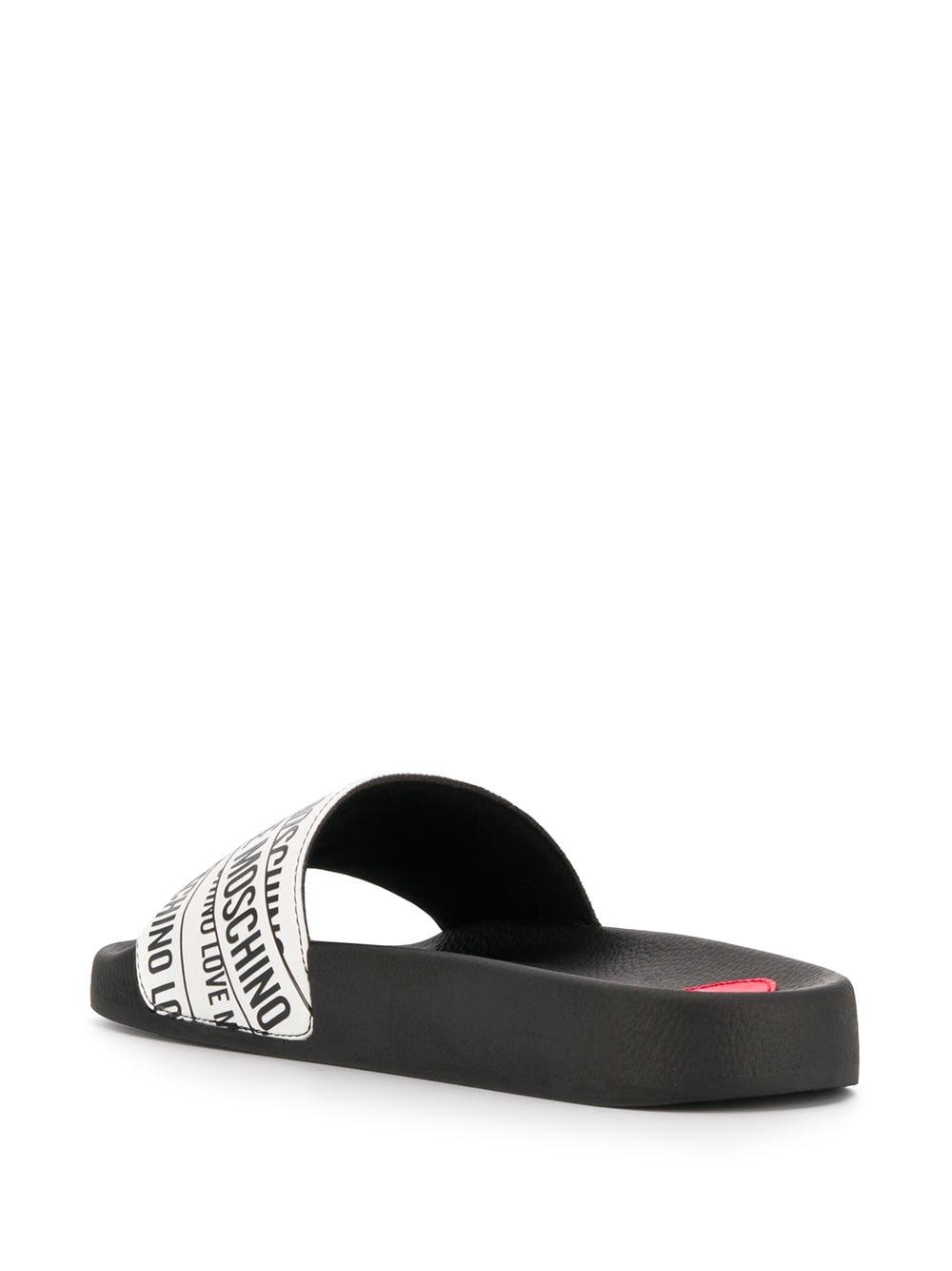 Love Moschino Taped Logo Slide
