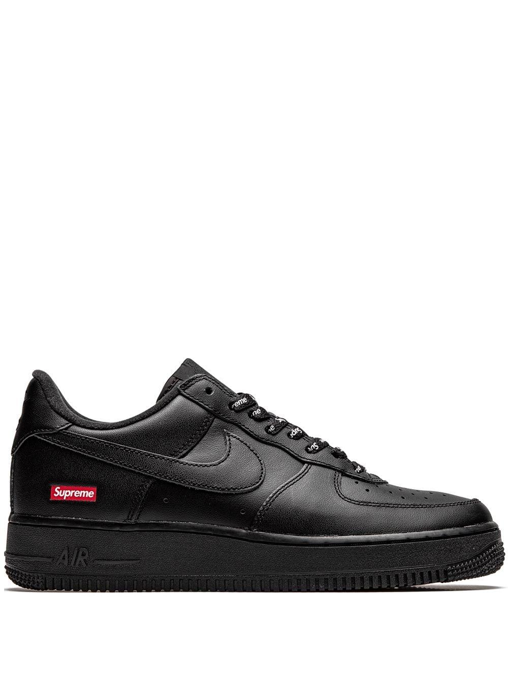 Nike Leather X Supreme Air Force 1 Sneakers in Black for Men Lyst