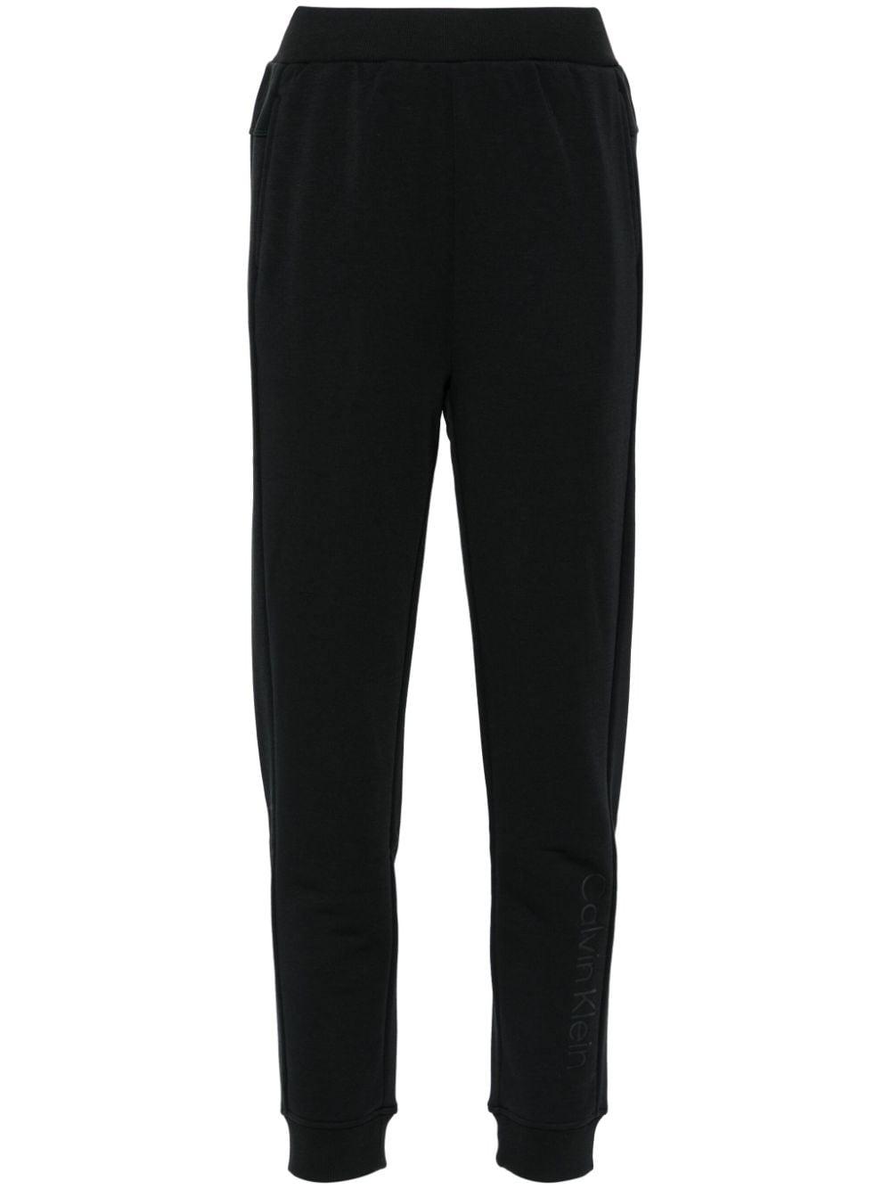 Black calvin klein joggers best sale