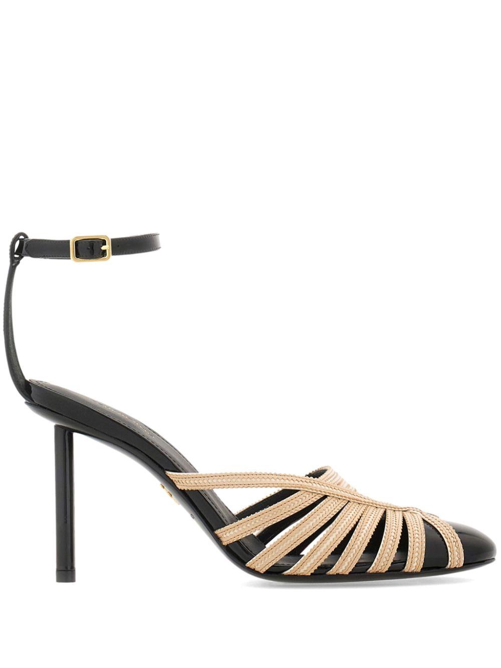 Sarah Chofakian レディース ナチュラル Peep Toe Armchair 55mm Sarah Chofakian レディース ナチュラル Peep Toe Armchair 55mm
