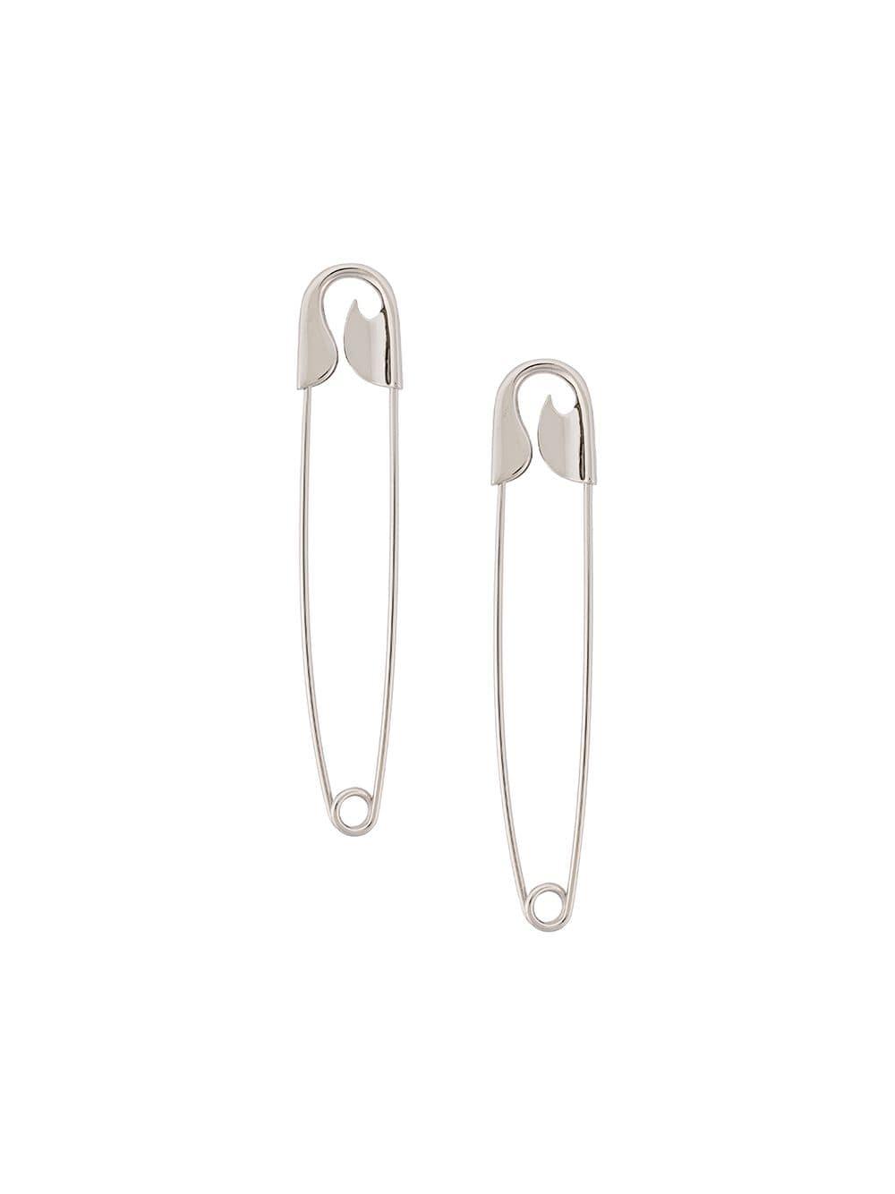 Balenciaga Safety Xl Earrings in Silver (Metallic) - Lyst