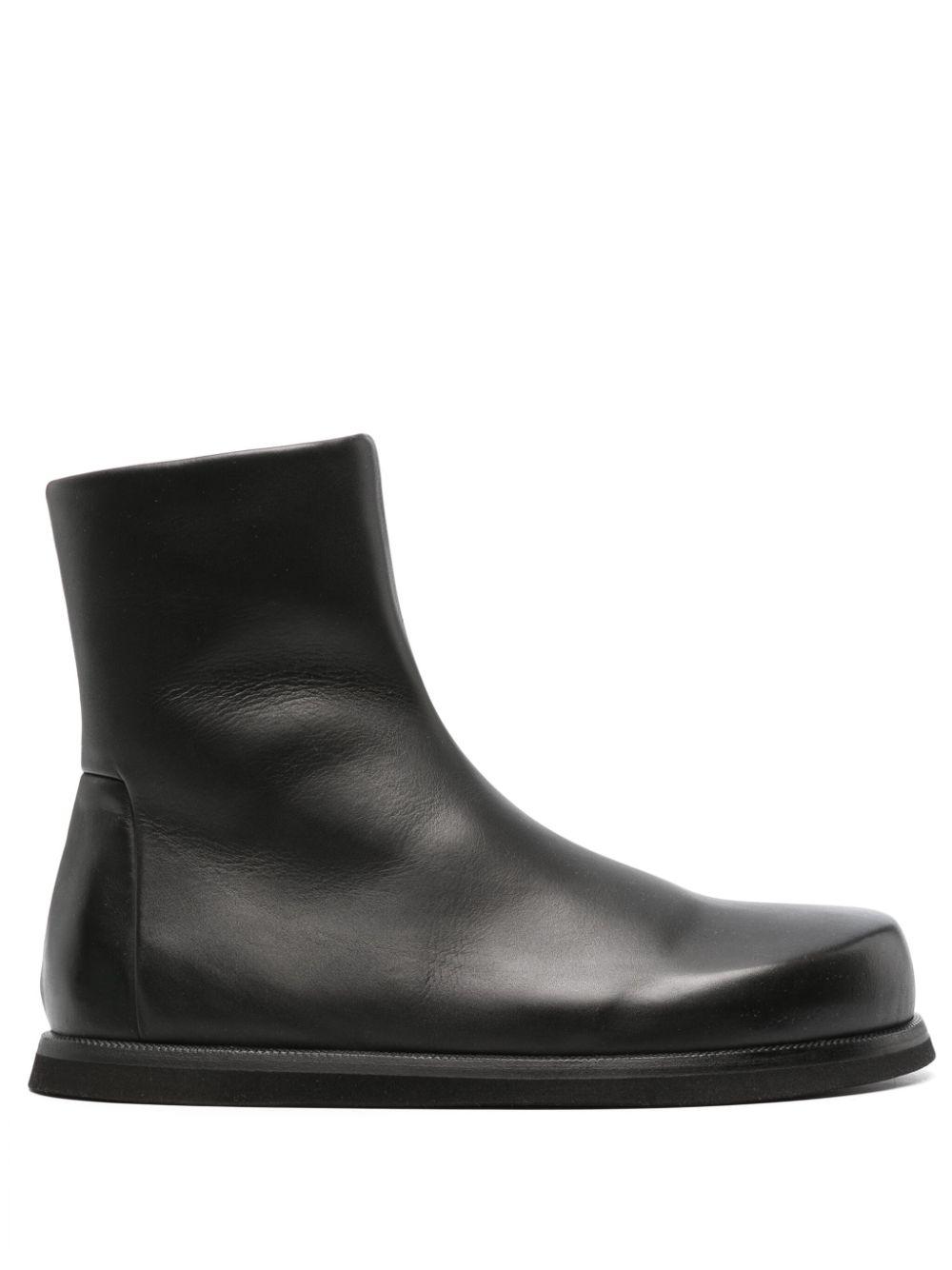 JW Anderson メンズ ナチュラル レザー コンバットブーツ ブーツ JW Anderson メンズ ナチュラル レザー コンバットブーツ ブーツ