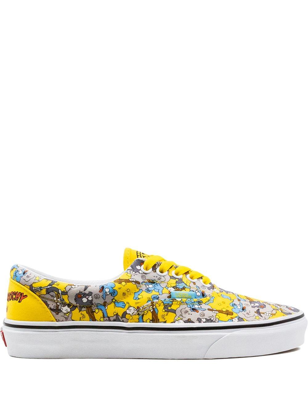 Vans X The Simpsons Itchy & Scratchy Era Sneakers in Yellow for Men | Lyst