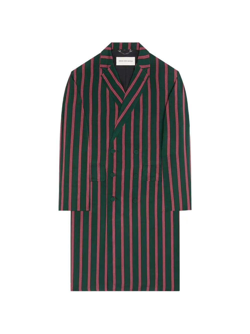 DRIES VAN NOTEN 波模様 ロングコート サイズ38 ドリスヴァンノッテン DRIES VAN NOTEN コート : KOMEHYO ONLINESTORE