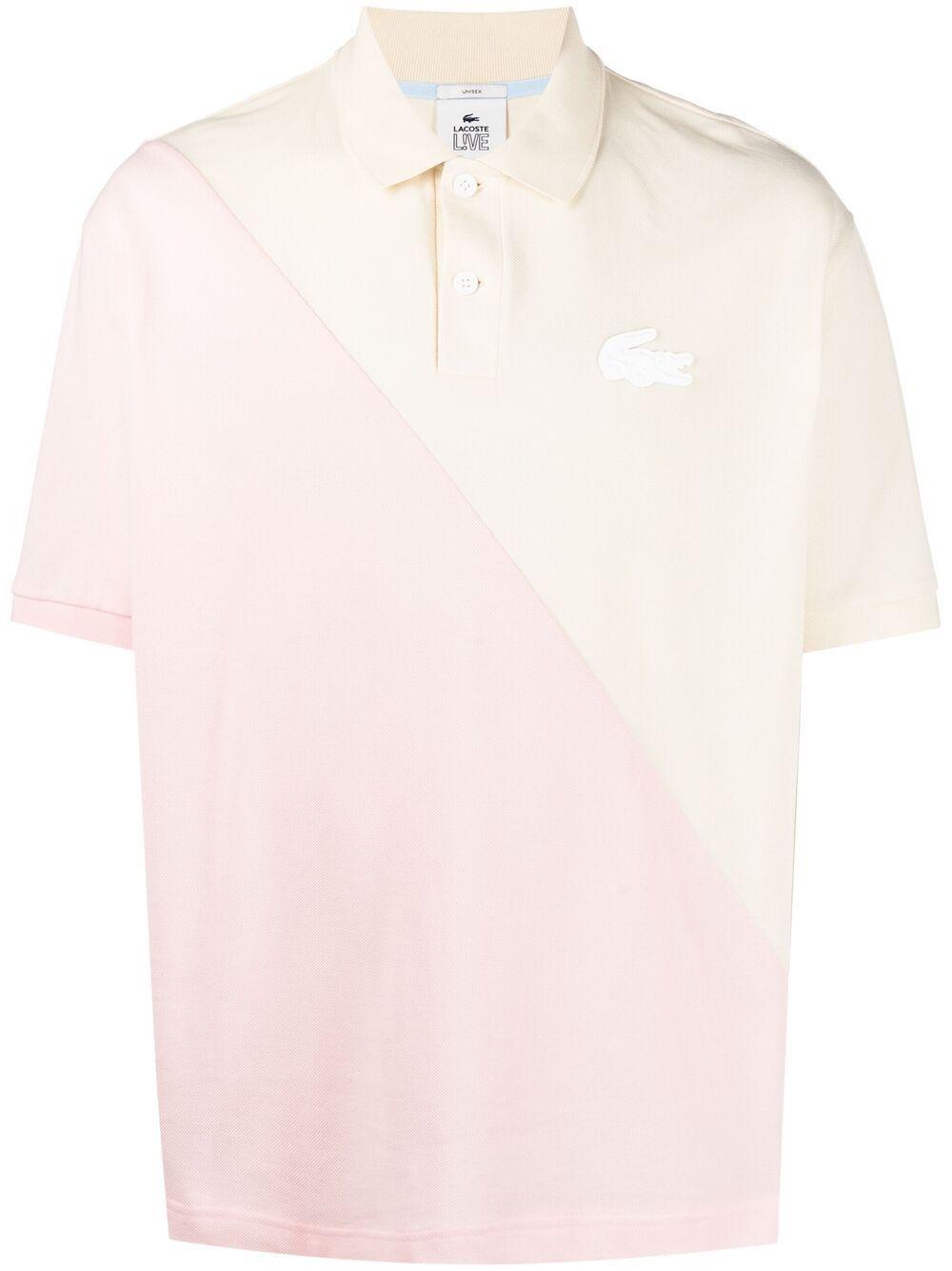 Logo-patch Two-tone Polo Shirt 