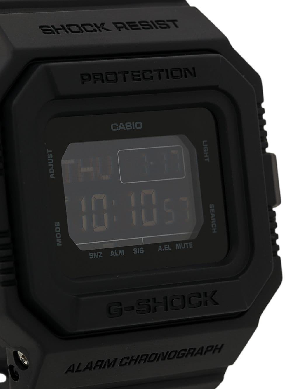 black square digital watch