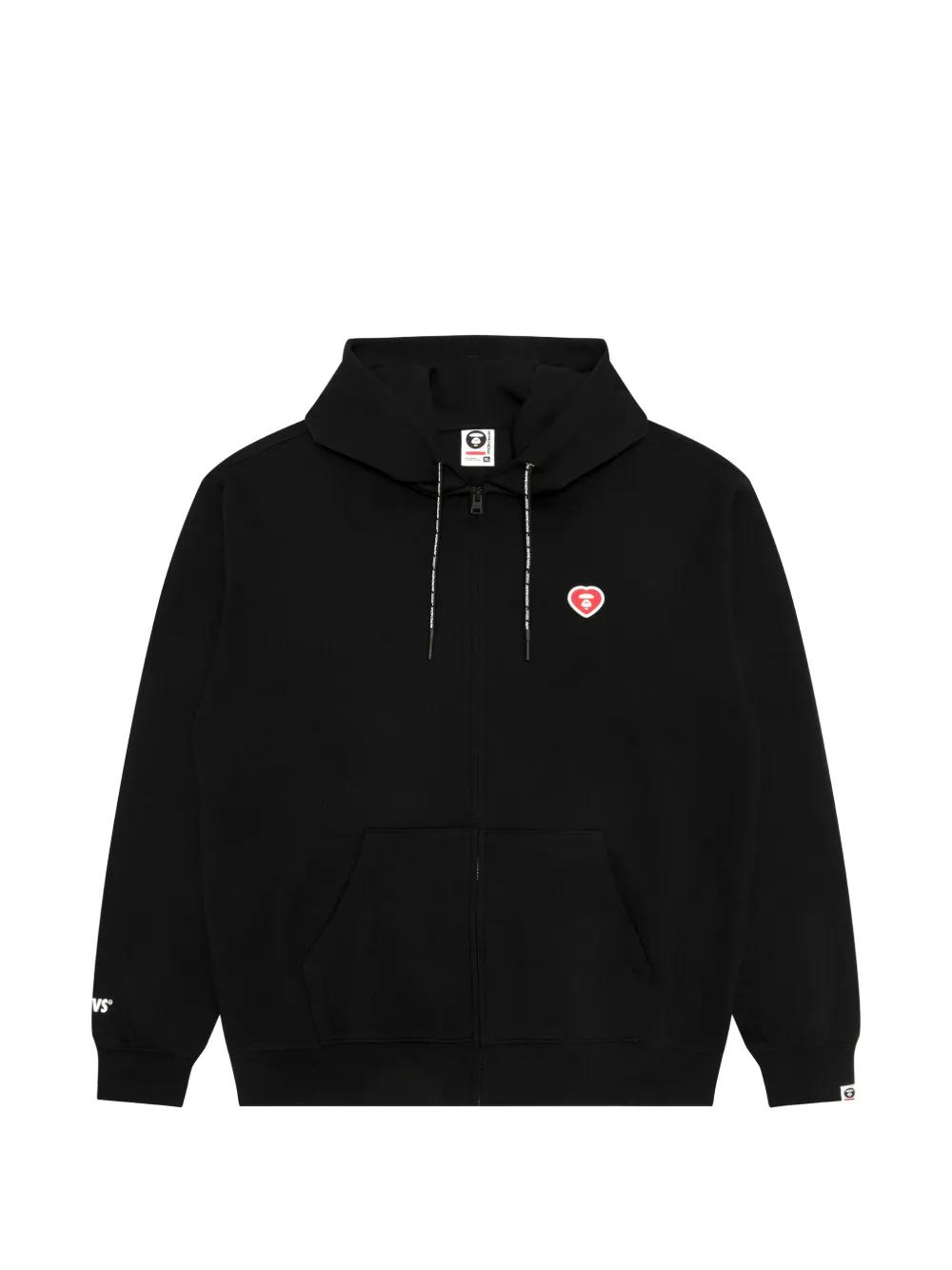 Aape By A Bathing Ape Zip-Up Heart-Motif Hoodie in Black for Men