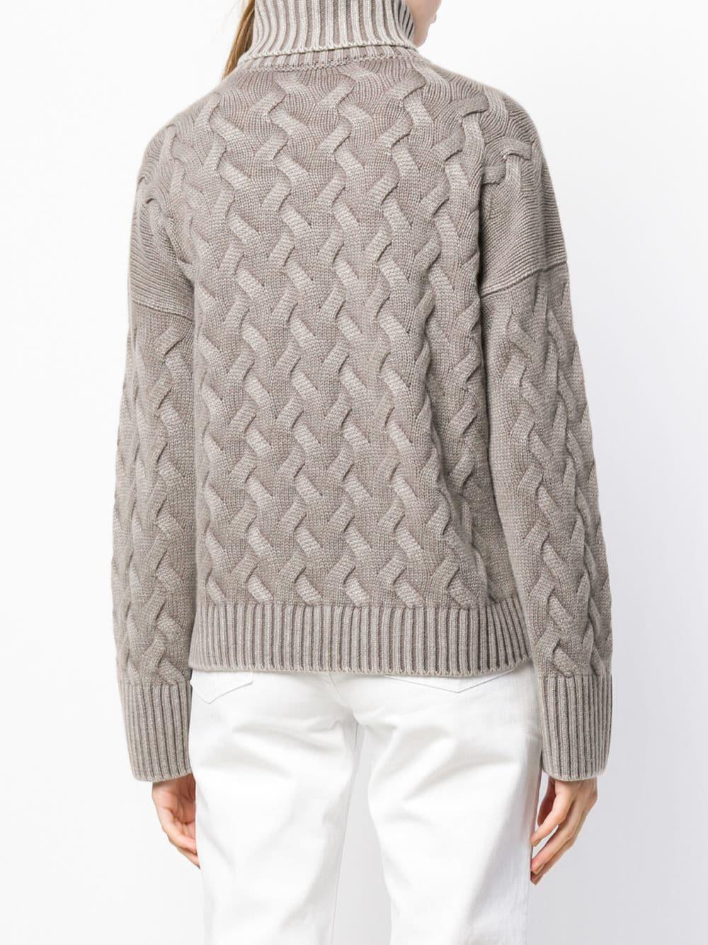 Iris Von Arnim Cashmere Aspen Sweater in Grey (Gray) - Lyst