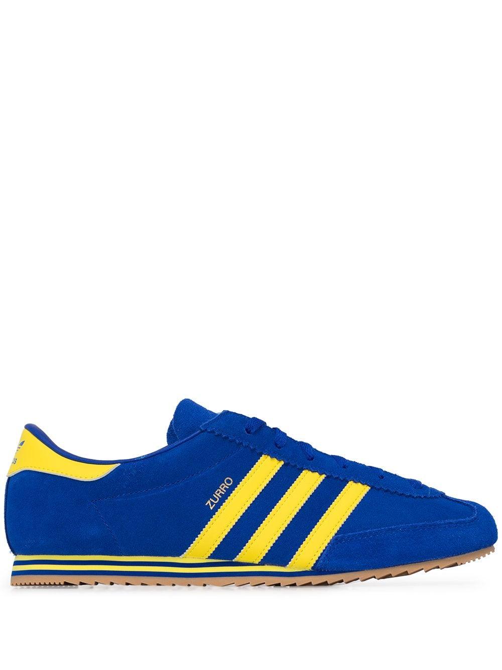 adidas Zurro Spzl Suede Sneakers in Blue for Men - Lyst