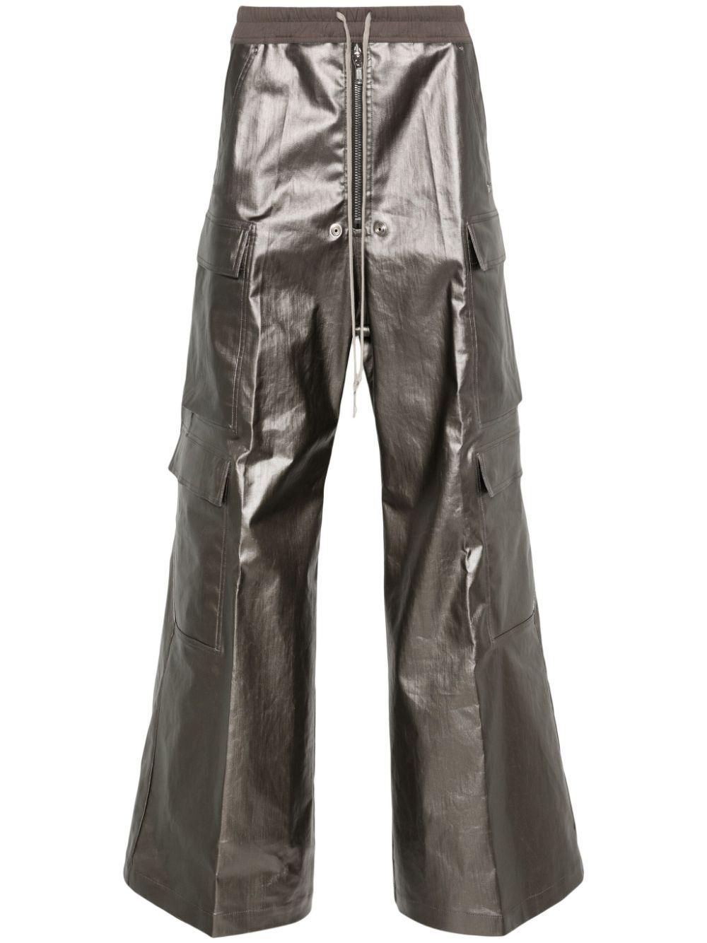 Rick Owens Lido Cargobela Wide-Leg Jeans in Gray for Men | Lyst