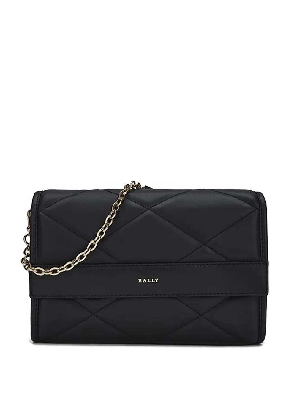 ショルダーバッグ・ポシェット BALLY Women Shoulder Bags WAS02Z VT948U901P Black Skull Handbag Bag Purse Shoulder Women Punk Gothic Wallet