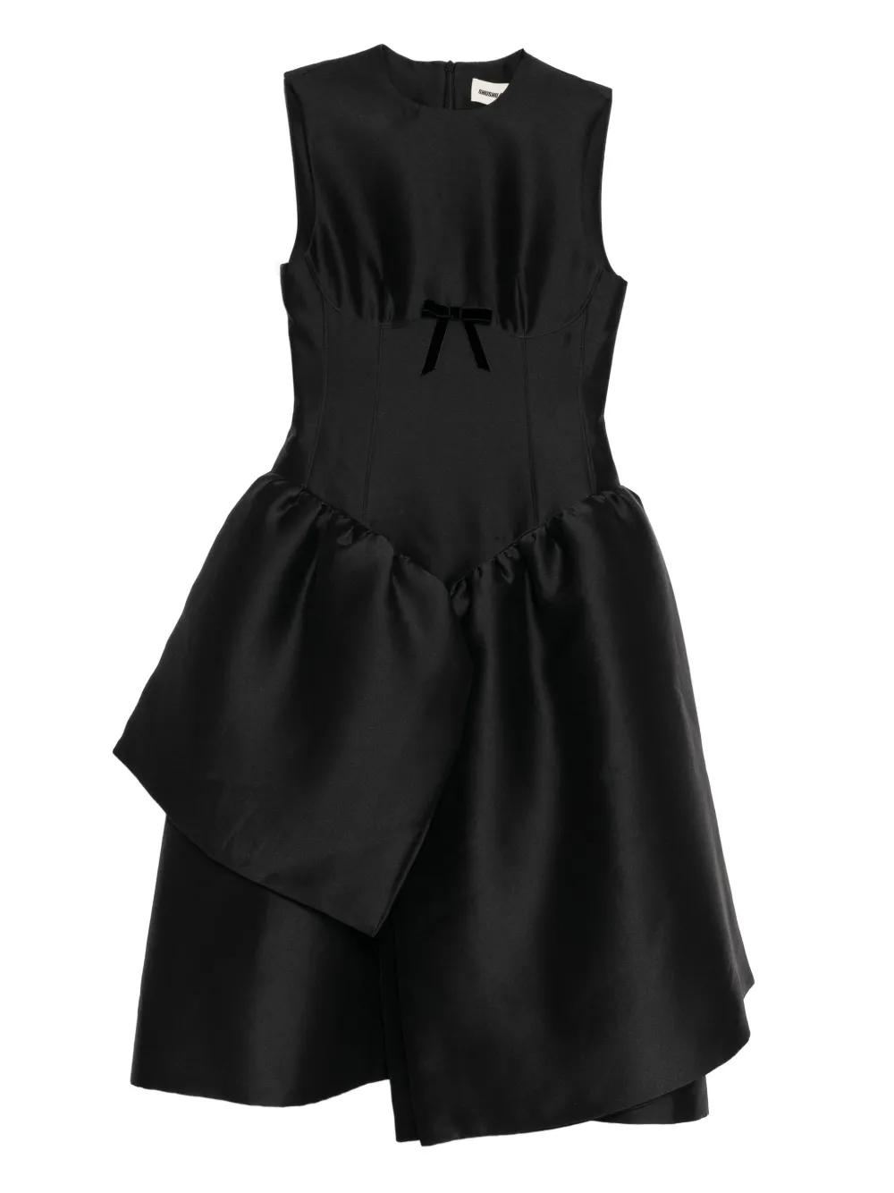 SHUSHU/TONG ブラック ミニワンピース SHUSHU/TONG ビスチェ ミニドレス | ブラック | FARFETCH JP