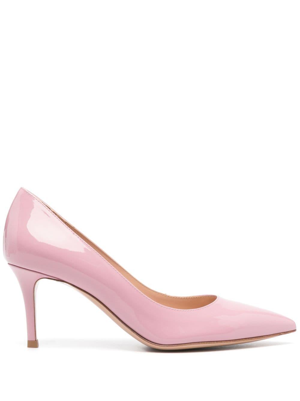 Gianvito Rossi 70mm pointed-toe pumps - Red