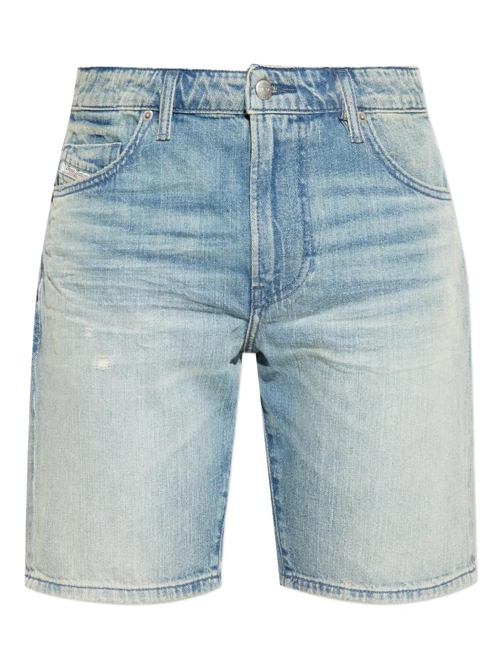 メンズ DIESEL P-eel ダメージ ショートパンツ レッド | Lyst