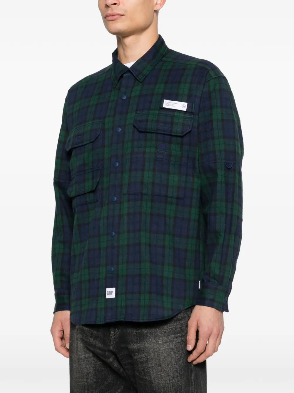 Neighborhood Tartan-Check Shirt in Blue for Men | Lyst