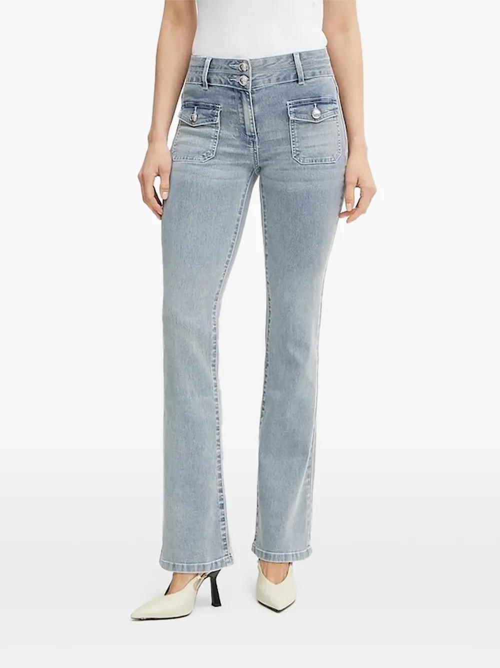 Morgan Jeans Femme Slim 7/8 - Coupe Élégante Et Confortable En Denim Stretch