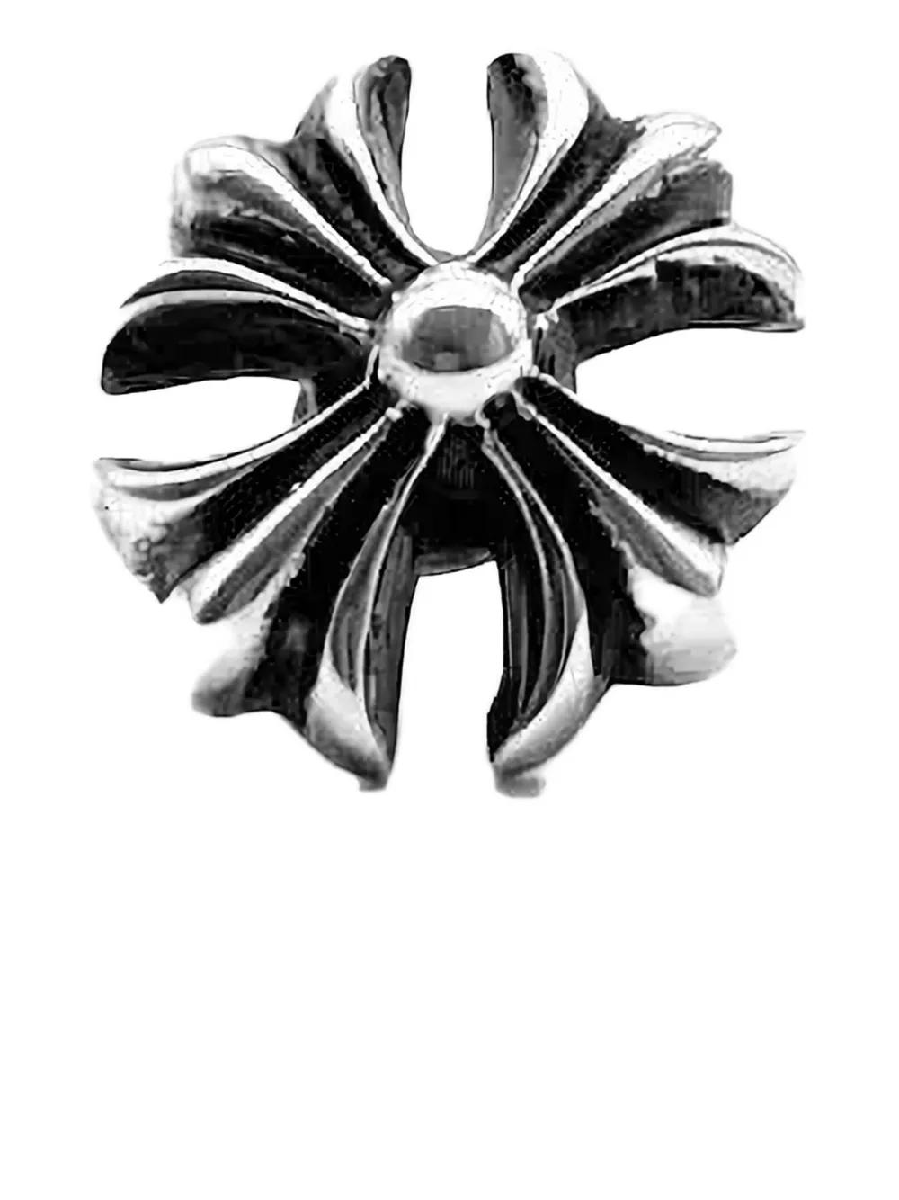Chrome Hearts Cross Plus Earring Stud in Black | Lyst Canada