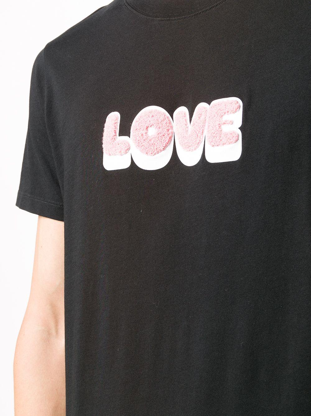 Sandro Embroidered Love Print T-shirt 