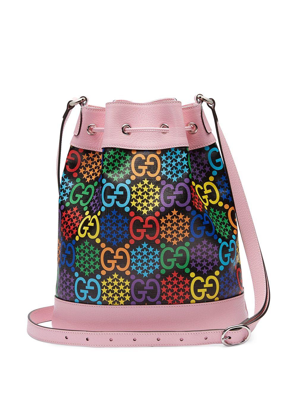 gucci psychedelic bucket bolsa