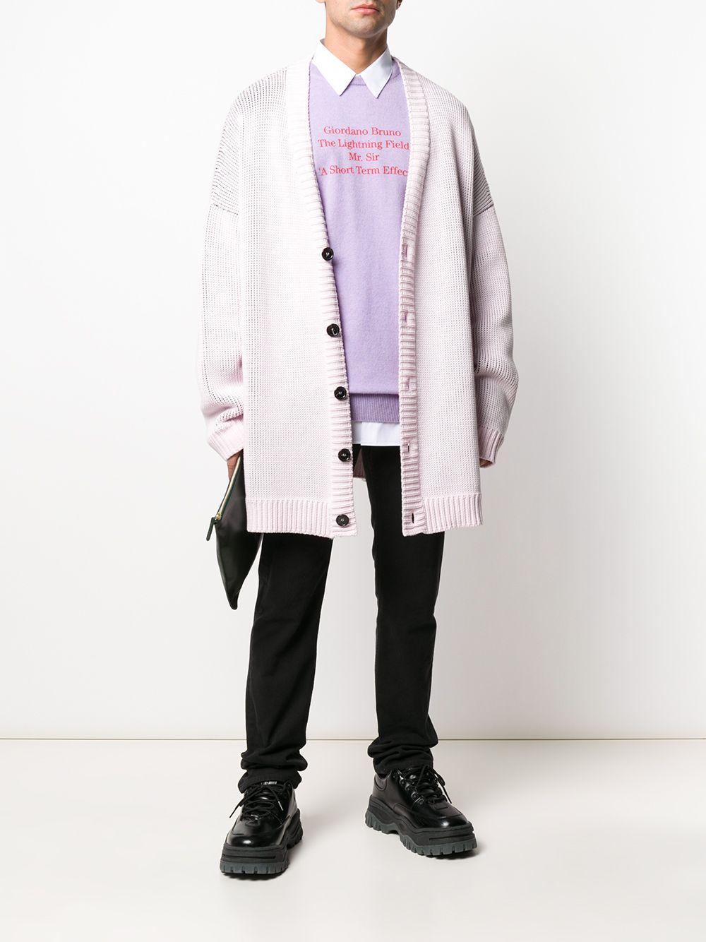 Raf Simons Oversized Buttoned Cardigan for Men - Lyst