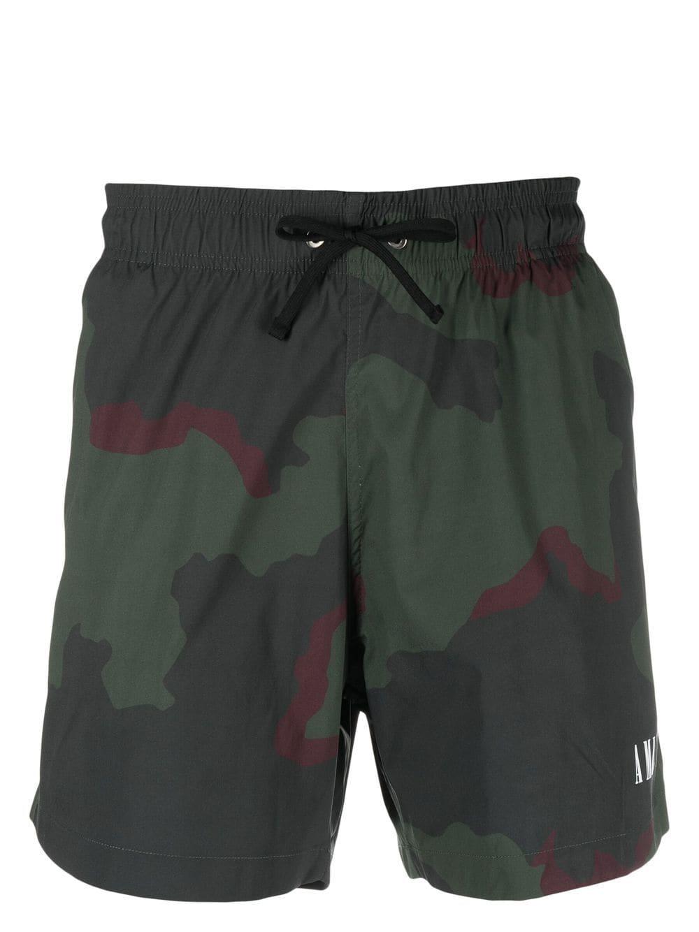Amiri Camouflageprint Swim Shorts in Green (Gray) for Men Lyst