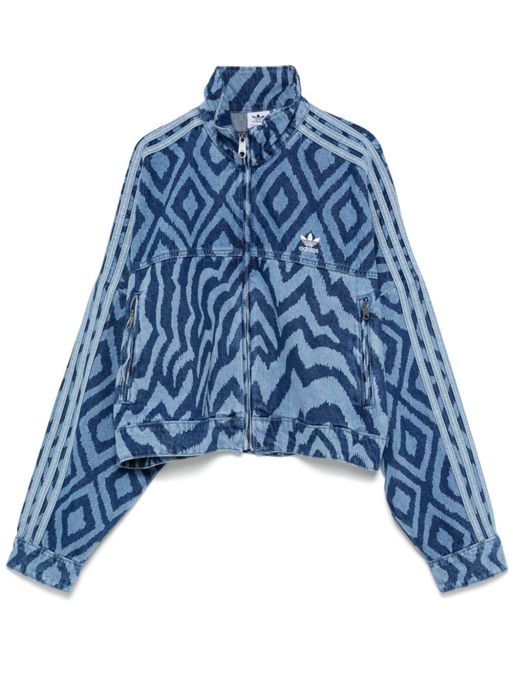 adidas X Farm Rio Denim Jacket in Blue | Lyst