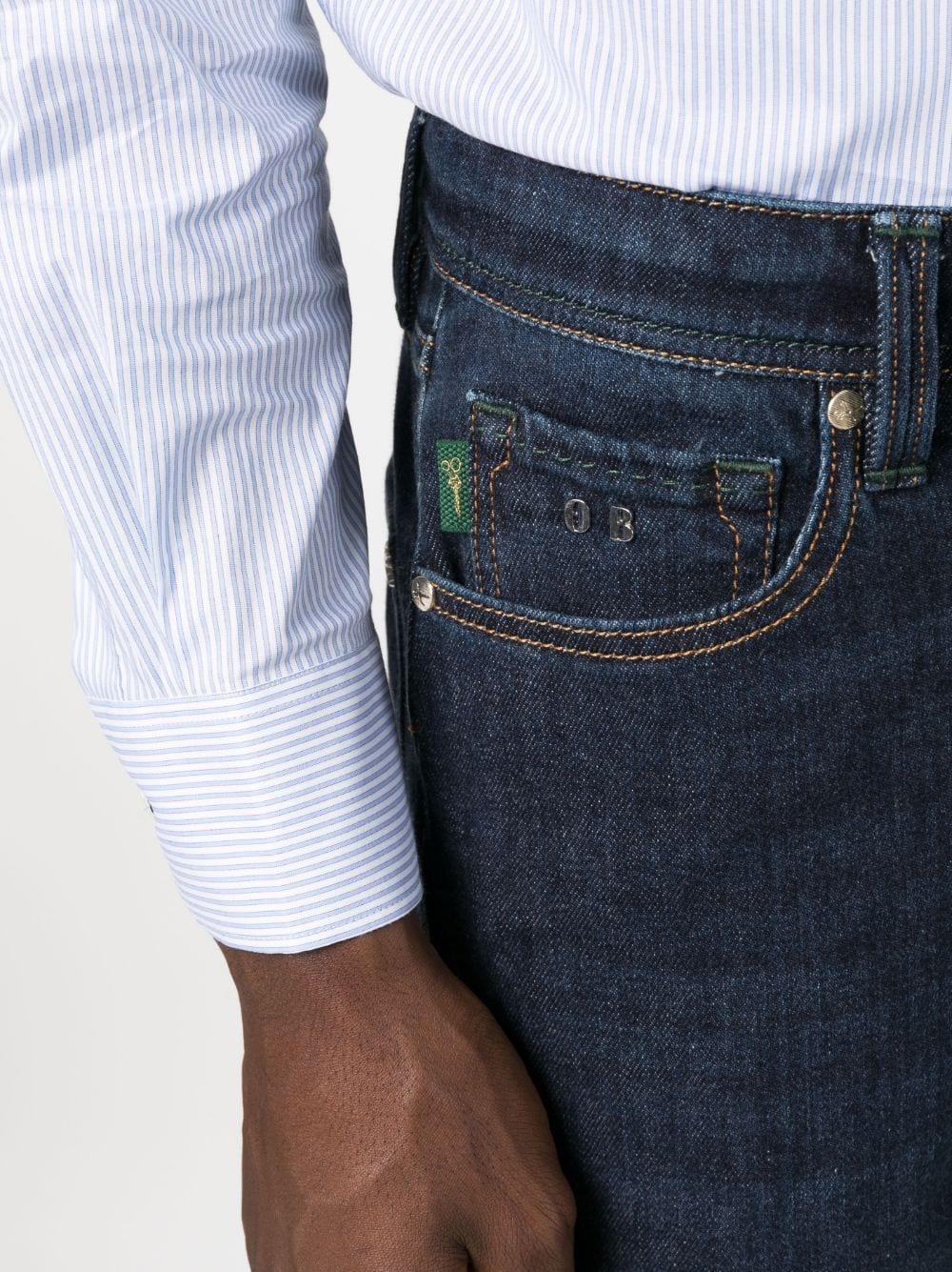 Sartoria Tramarossa Mid-rise Slim-fit Jeans in Blue for Men | Lyst