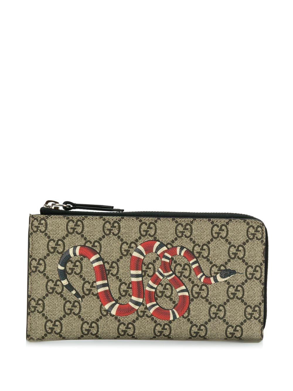 gucci kingsnake supreme wallet