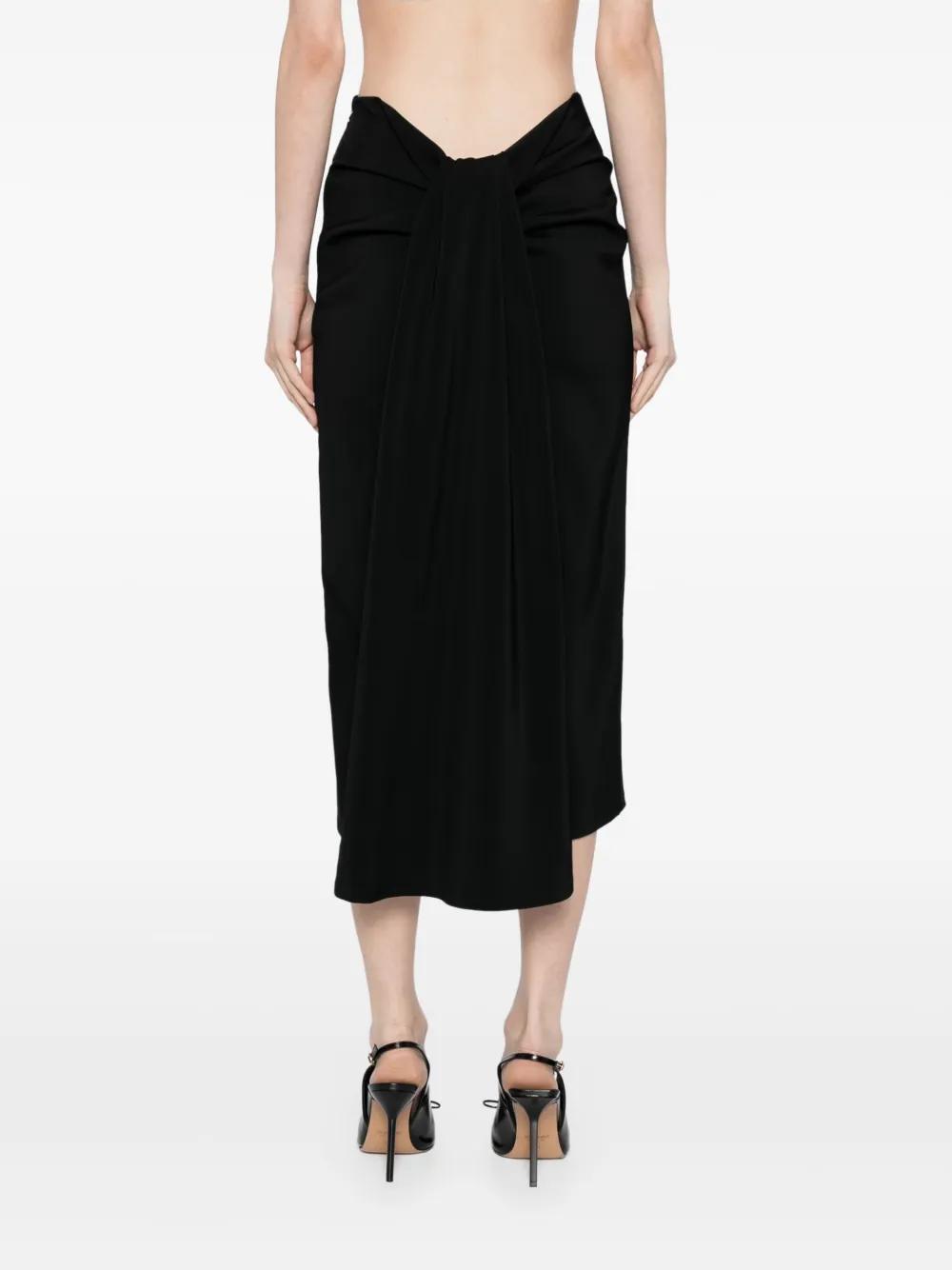 【関税＆送料込み】Jacquemus Black 'La Jupe Sablier' Skirt Jacquemus La Jupe Sablier Skirt in Black | Lyst