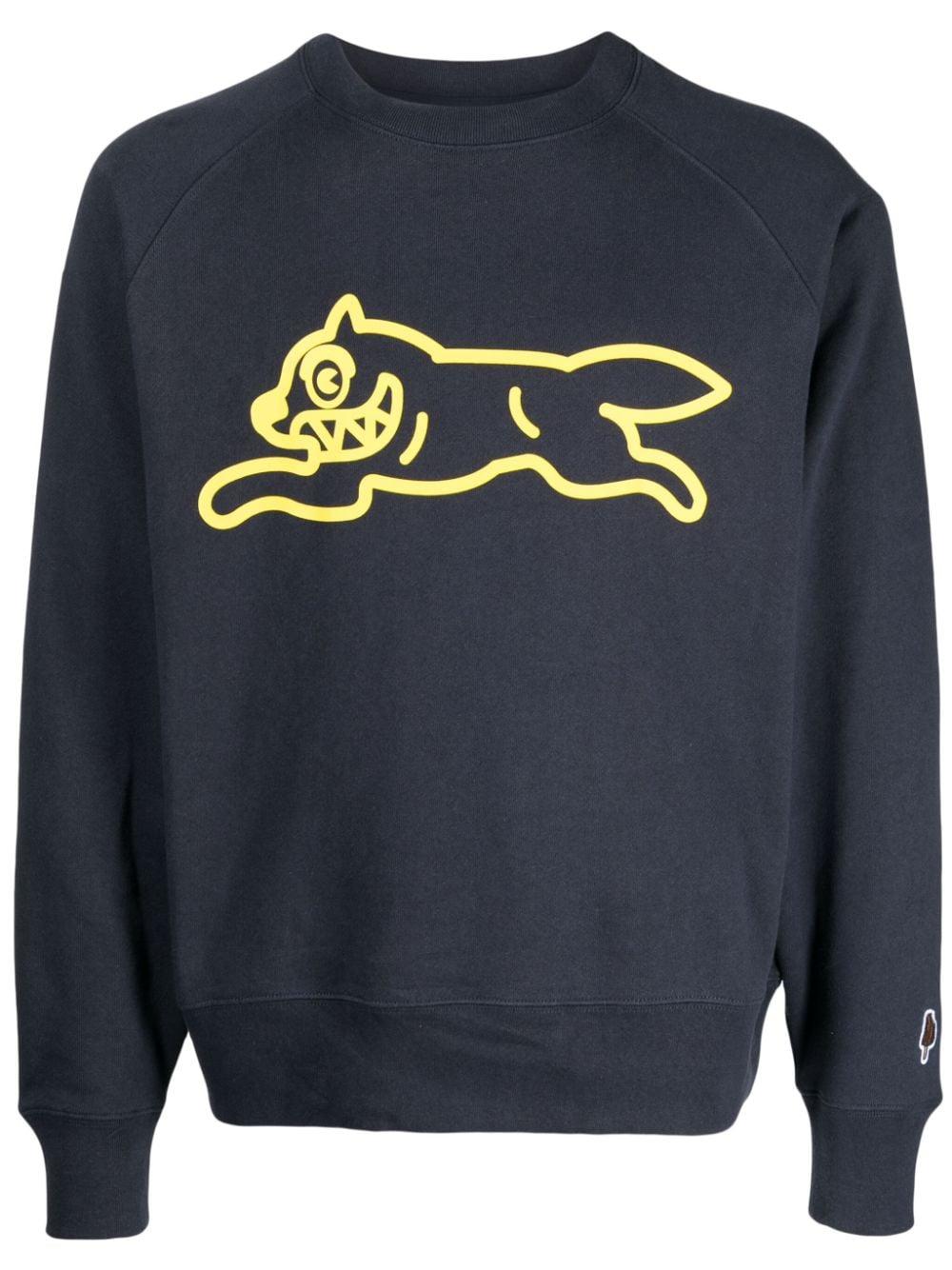 ICECREAM Running Dog Cotton Sweatshirt in Blue for Men | Lyst