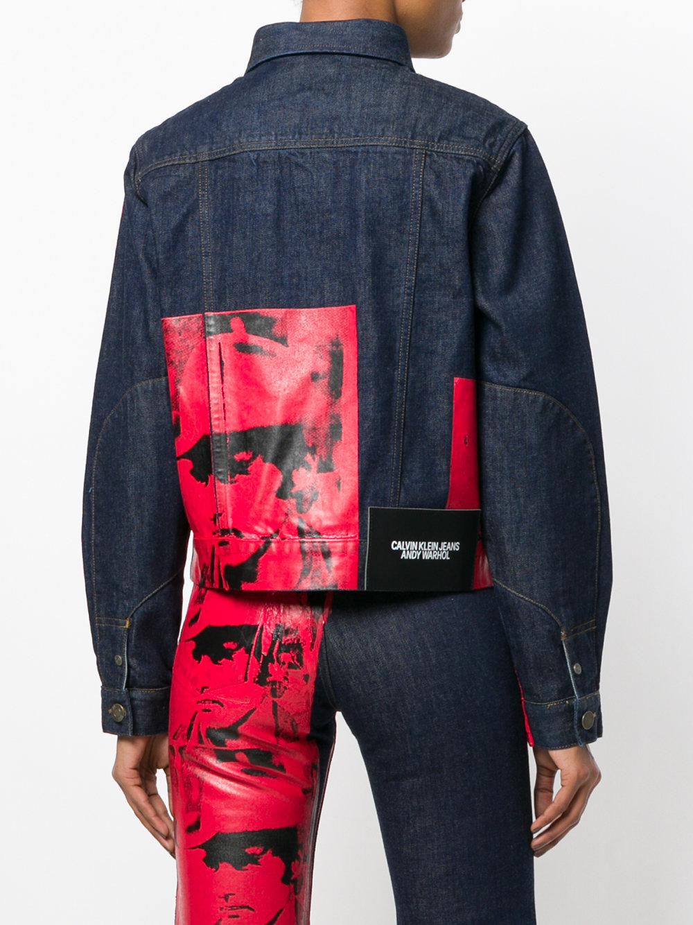 定番 Calvin Klein Jacket Hopper Warhol Andy X - Gジャン/デニムジャケット - ucs.gob.ve