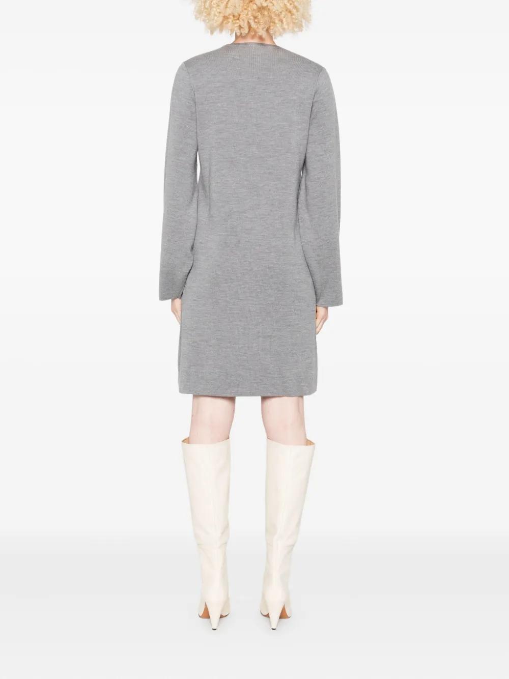 Fabiana Filippi クルーネック ドレス グレー | Lyst