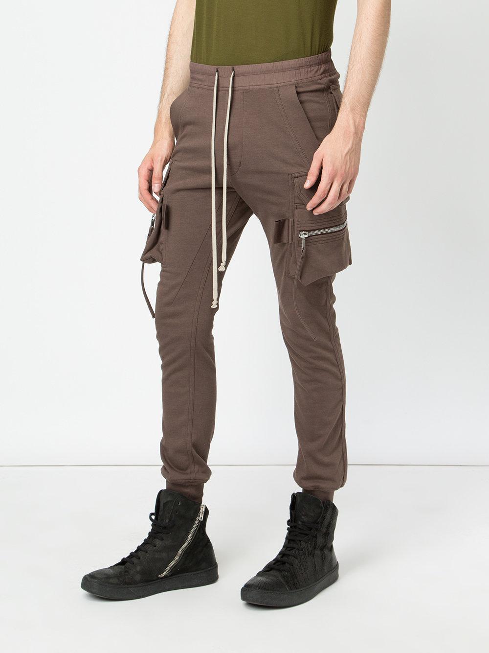 rick owen cargo pants