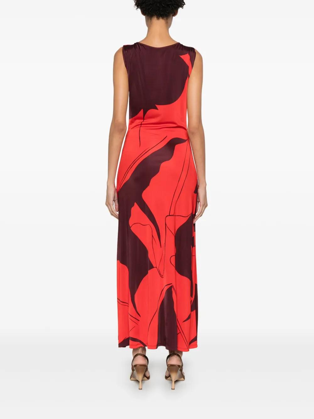 Johanna Ortiz Deep Heart Maxi Dress in Red Lyst UK