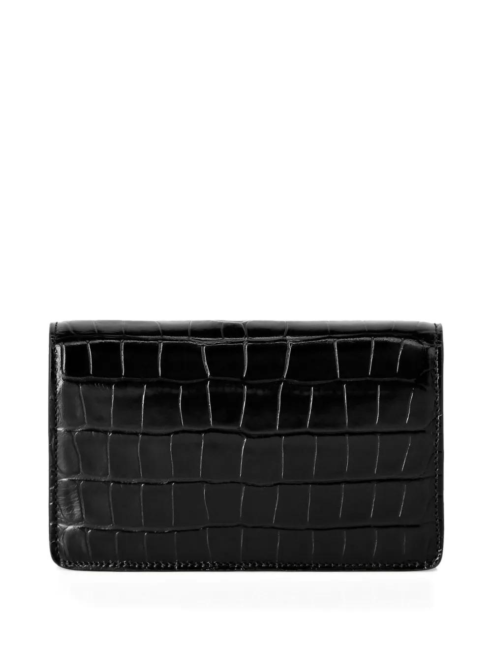 クラッチバッグ Philipp Plein Versatile Black Calf Leather Clutch Bag Philipp Plein Black Logo Leather Clutch Bag | ModeSens