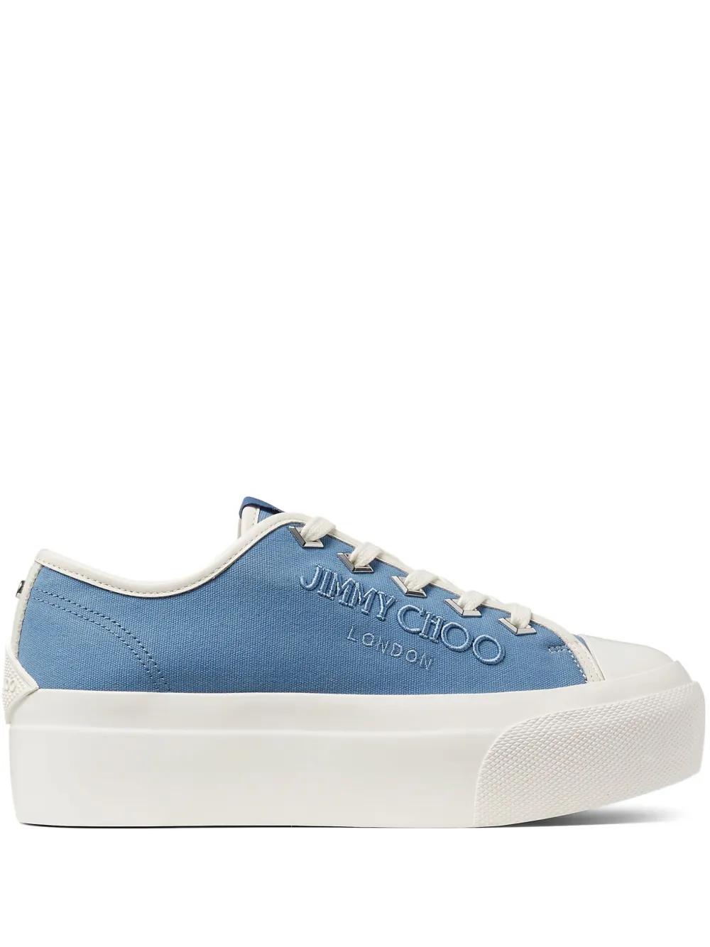 Jimmy Choo Palma Maxi Sneakers in Blue | Lyst UK