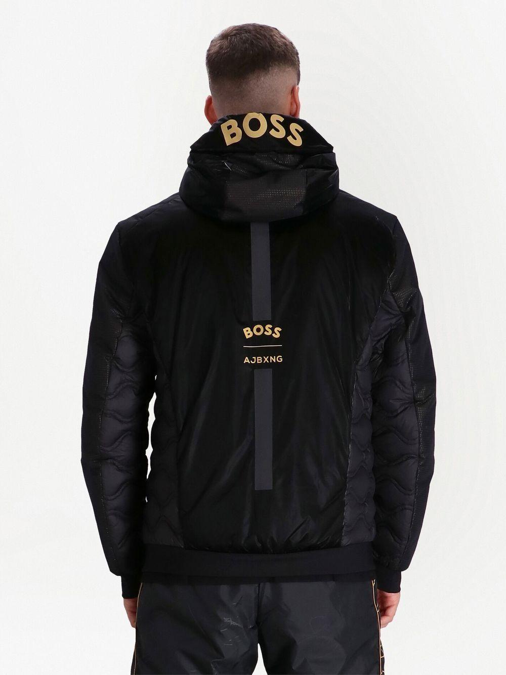 BOSS by HUGO BOSS X Ajbxng Zip-up Hooded Jacket in Black for Men | Lyst